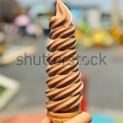 Chocolate Whippy Ice Creams in France and Poland