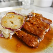 Roast Duck in Lemon Sauce