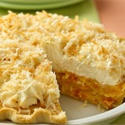 Apricot Coconut Cream Pie