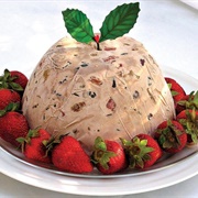Ice Cream Christmas Pudding