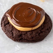 Crumbl Cookies Buckeye Brownie Cookie