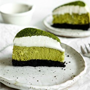Matcha Cheesecake With Oreo Crust