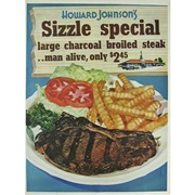 1955: Large Charcoal Broiled Steak, Howard Johnson&#39;s