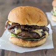 Aged Gouda Cheeseburger