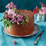 Beetroot Flower Cake