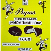 Papas Chocolate Covered Marshmallow Eggs Milk Chocolate