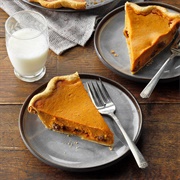 Rum Raisin Pumpkin Pie