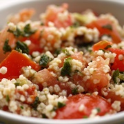 Couscous Salad With Tomatoes and Broccoli