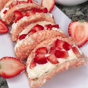 Strawberry Crunch Cheesecake Tacos
