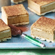 Cappuccino Cheesecake Lattice Slice