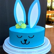 Blue Rabbit Cake