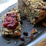 Apple Jam on Nut Bread