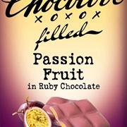 Chocolove Passion Fruit in Ruby Chocolate
