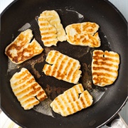 Grilled Haloumi Cheese