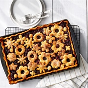 Blueberry Orange Blossom Honey Slab Pie