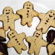 Vegan Almond Punch Cookies With Plum Jam