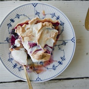 Huckleberry Lemon Meringue Pie