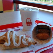 Arby's Sourdough Breakfast Bread, Croissant, and French Toast Sticks