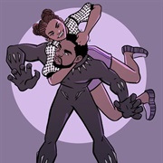 T'challa and Shuri