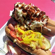 Barbecued Slaw Dog
