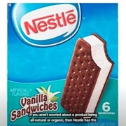 Vanilla Ice Cream Sandwich