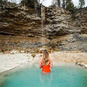 Fairmont Thermal Waterfall, British Columbia