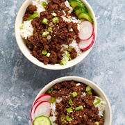 Caramelized Beef With Rice