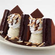 Godiva Chocolate Brownie Sundae