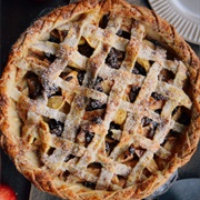 Rum Raisin & Chocolate Apple Pie