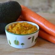 Avocado Carrot Baby Food