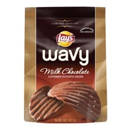 Lay&#39;s Wavy Milk Chocolate Covered Potato Chips