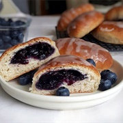 Bilberry Buns in Gdansk, Poland