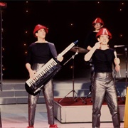 Devo on American Bandstand 1980