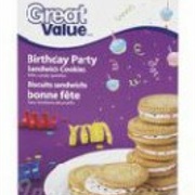 Great Value Birthday Party Sandwich Cookies