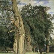 Old Elms in Prater (Ferdinand Georg Waldmüller)