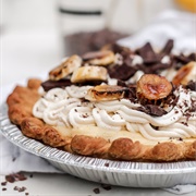 White Chocolate & Vanilla Bean Banana Cream Pie