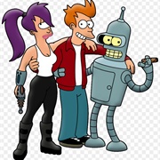 Fry, Leela and Bender