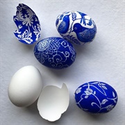 Painted Eggshells