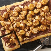 Nutella Banana Pizza