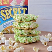 Key Lime Pie Popcorn Bars