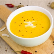 Pumpkin Coconut and Ginger Soup
