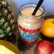 Nectarine Pineapple Orange and Mango Smoothie
