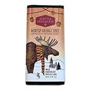 Seattle Chocolate Winter Orange Spice Milk Chocolate Truffle Bar