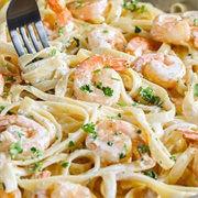 Seafood Alfredo