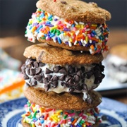 Ice Cream Cookie Sandwich