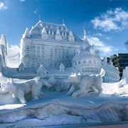 Snow Sculptures