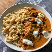Mushroom Paprikash