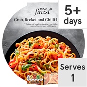 Finest Crab, Rocket and Chilli Linguine