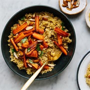 Millet Couscous With Roasted Carrots