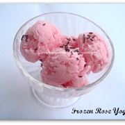 Rose Frozen Yogurt